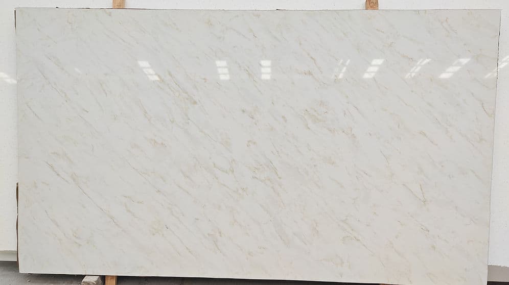 #9225 Calacatta Milky Way quartz slab